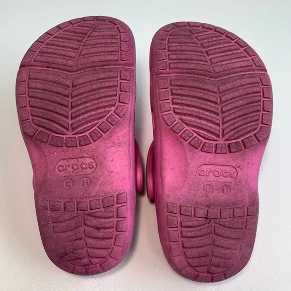 Crocs Youth Bubblegum Pink Original Size 11 - Picture 3 of 9